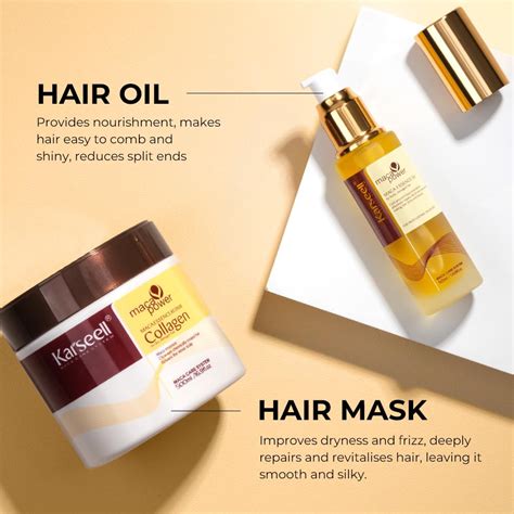 Karseell Collagen Hair Mask Hair Oil & Purple Hair India | Ubuy