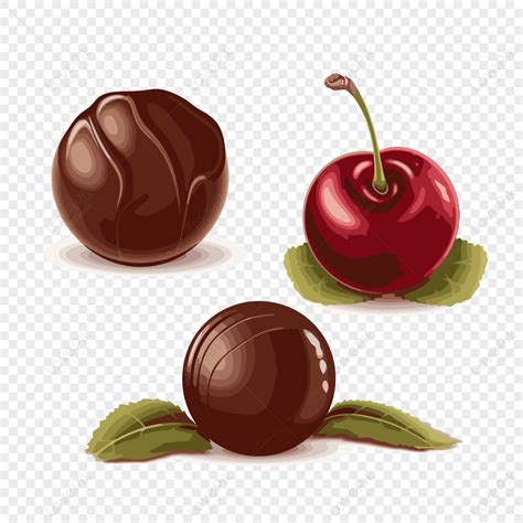 Chocolate Covered Cherries Clipart Chocolate Confectionery Sweets ...