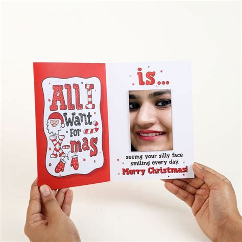 Christmas Mirror Card - unique Secret Santa gift for girlfriend and ...