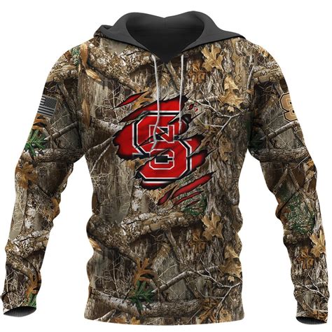 NC State Wolfpack Realtree Hunting Camo TShirt, Hoodie, Sweatshirt, Zip ...