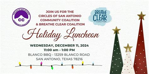 Circles of San Antonio / Breathe Clear Coalition Holiday Celebration ...