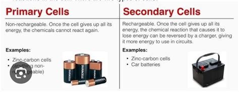 What is the difference primary battery and a secondary battery with ...