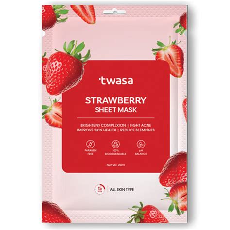 Buy Strawberry Face Mask Online in India – Shop Now – Twasa Cosmetics