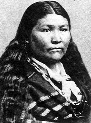 A Female Chief From Native American Tribe In The Past
