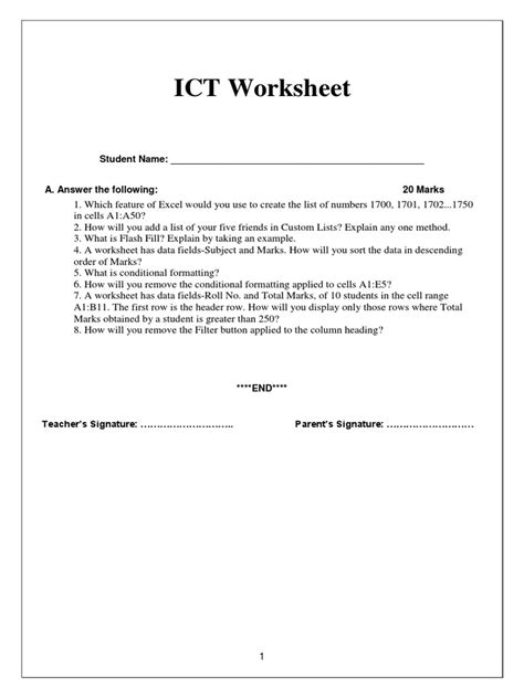 General Knowledge Worksheets ICT 的图像结果