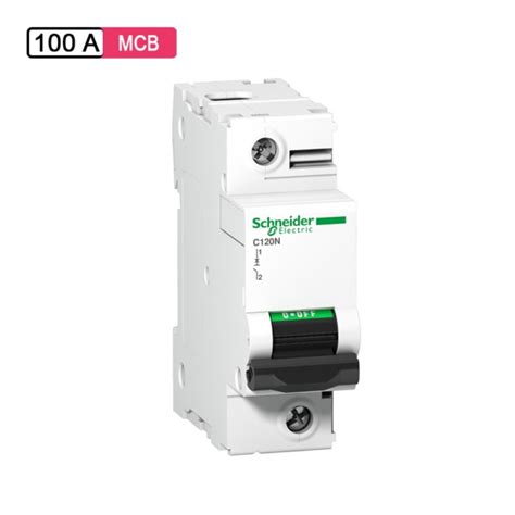Schneider Electric Acti 9 AC MCB 100A 1.5M 1Pole 10kA C120N | mykit ...