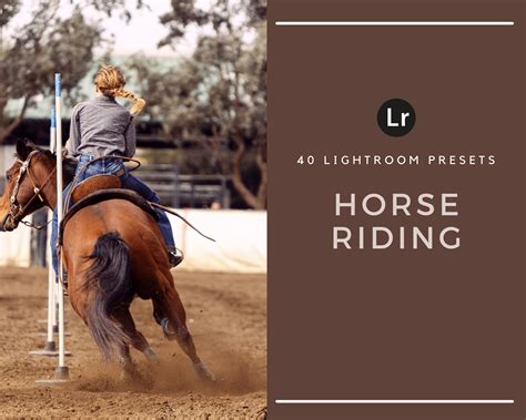 Horse Riding Lightroom Presets – Equestrian, Rustic Brown, Cinematic ...