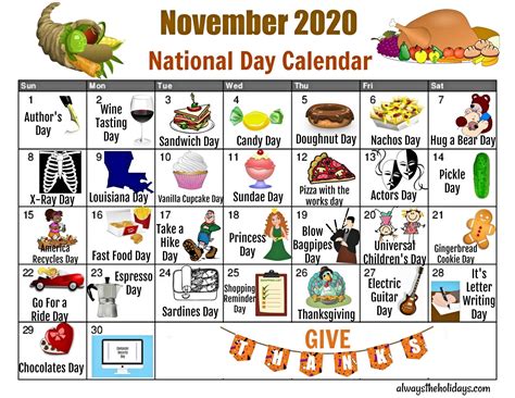Free National Day Calendar 2021 | National day calendar, Holiday ...