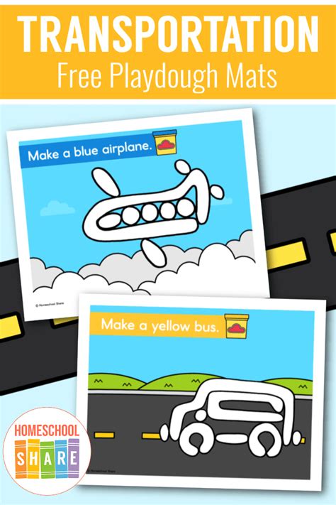 Transportation Playdough Craft 的图像结果