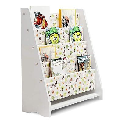 Buy Kids Bookshelf, FOME Kids Book Rack Sling Bookshelf Book Display ...
