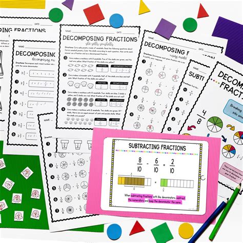 4th Grade Math Adding Fractions 的图像结果