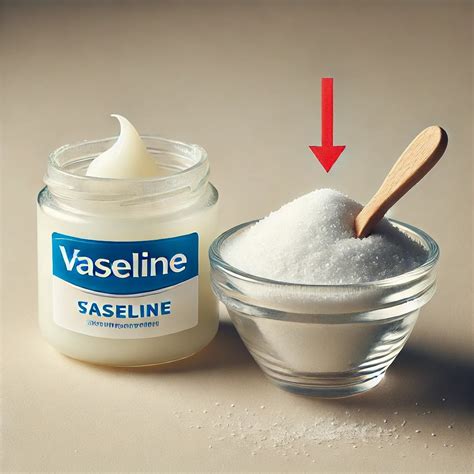 Vaseline plus Salt, I didn't expect it to have such effect, it's really ...
