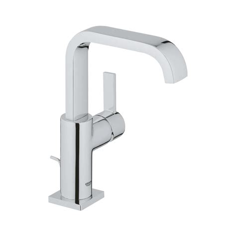 Grohe Table Mounted Tall Boy Basin Mixer Allure 32146000 - Chrome on ...