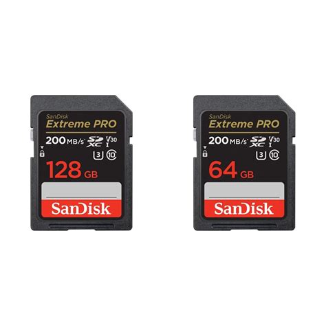 SanDisk Extreme Pro SD UHS I 128GB Card for 4K Video for DSLR and ...