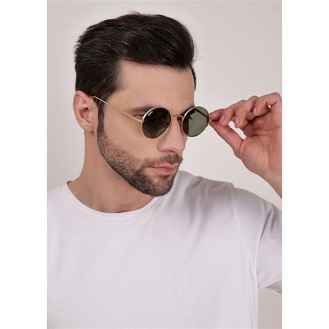 Buy MAGNEQ Round Shaped Green UV Protected Polarized Unisex Sunglasses ...