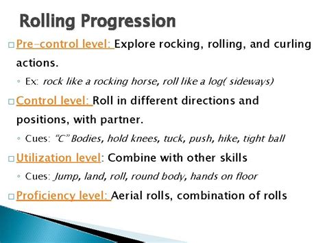 Rolling By Renee Gainer What is Rolling Combination