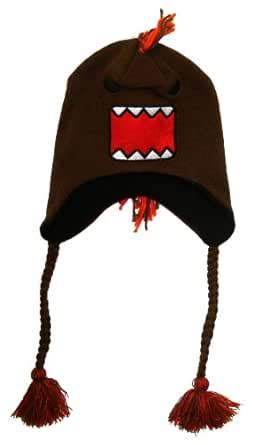 Buy Domo - Unisex-adult Domo - Big Face Mohawk Peruvian Knit Hat Red at ...