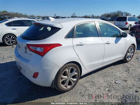 Report KMHD35LH6EU160113 HYUNDAI ELANTRA GT 2014 White Gasoline - price and damage history