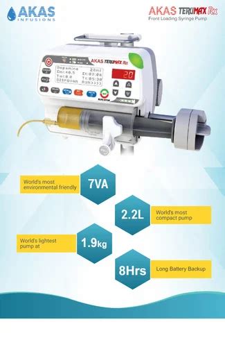 Syringe Infusion Pump - Akas Terumax RX Syringe Infusion Pump Service ...