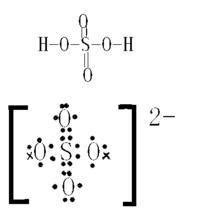 硫酸的电子式怎么书写？为什么硫元素可以连六个键 ？_百度知道