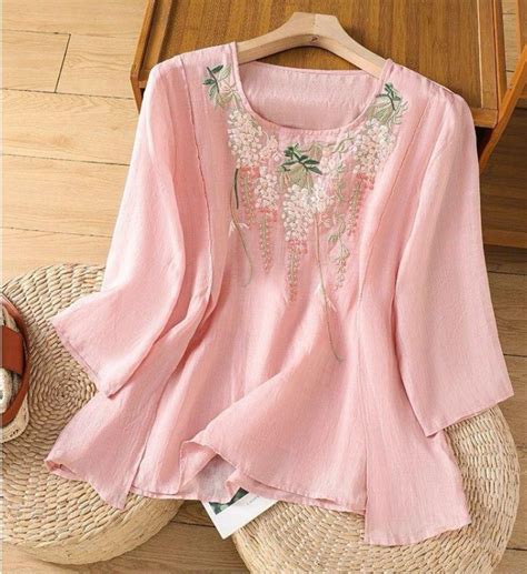 Pure Cotton Embroidered Comfortable Top – Clothinco.com