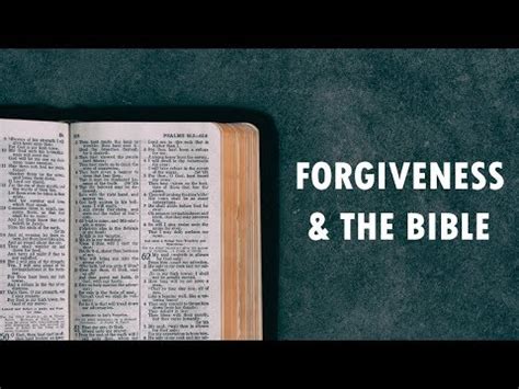 What is forgiveness in Bible - Christian Worship