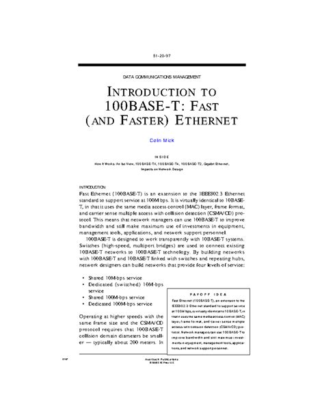 100 Baset - easy - ####### Auerbach Publications © 1998 CRC Press LLC ...