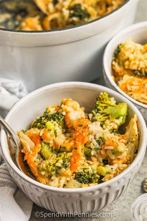 Quick Easy Chicken Broccoli Rice Casserole Sour Cream - Winchester Oneigne