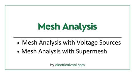 Mesh Analysis in MATLAB 的图像结果