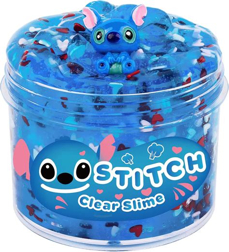 Blue Clear Slime Pink Heart Add Ins, Jelly Slime India | Ubuy