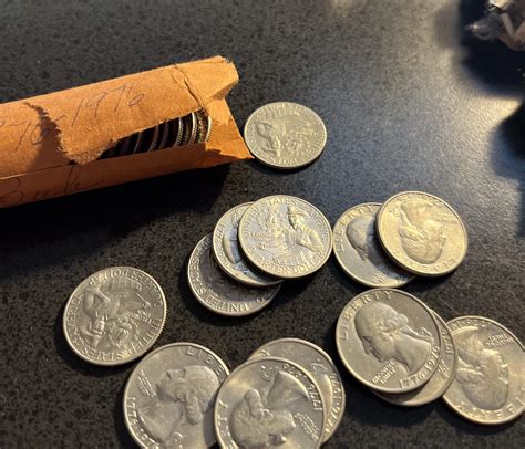 Roll of quarters from the bank contained all bicentennial quarters : r ...