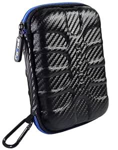 GoFree Universal Shockproof External Hard Disk Case (Carbon Fibre Black ...