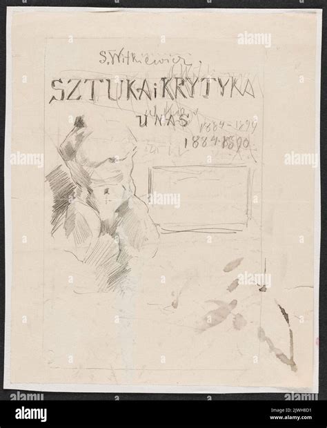 Design for the cover of “Our art and criticism". Witkiewicz, Stanisław ...