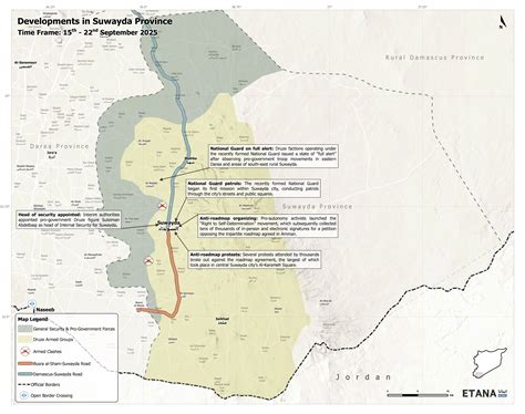 BRIEF: Suwayda roadmap agreement faces pushback - Etana Syria