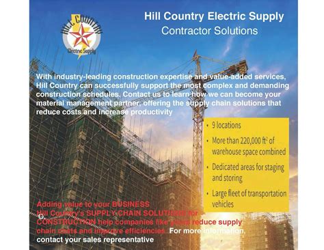 Contractor Solutions | Hill Country Electric Supply, LP