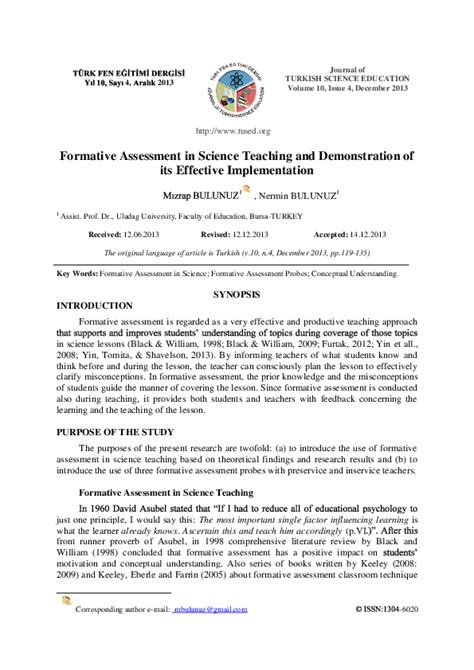 Formative Assessment Examples for Science 的图像结果
