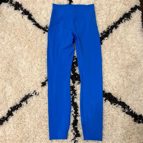 blue lululemon leggings - super soft - more blue... - Depop