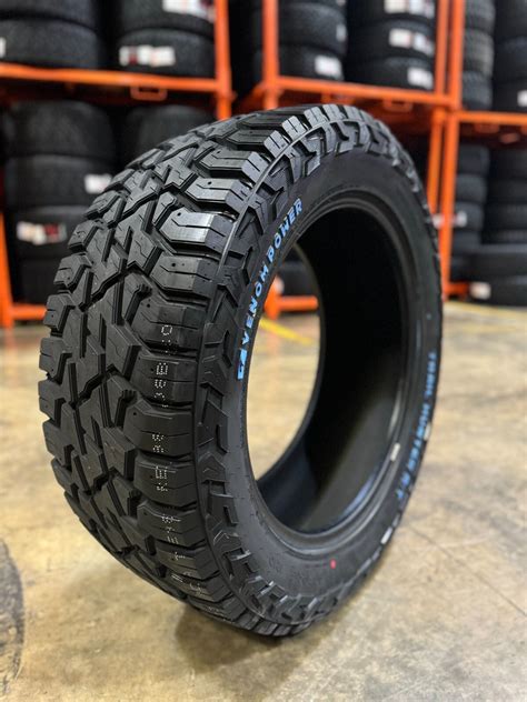 1 NEW 35X12.50R20 VENOM TRAIL HUNTER R/T WHITE LETTER 12 PLY TIRE 35 12 ...