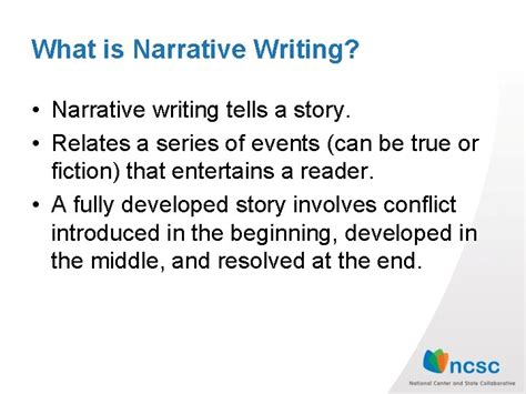 Image result for Narrative Format Example