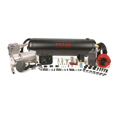 Viair Air Compressor Medium-Duty On-Board Air Kit 12 V DC 21 amps 150 psi 2.5 Gallon Tank ...