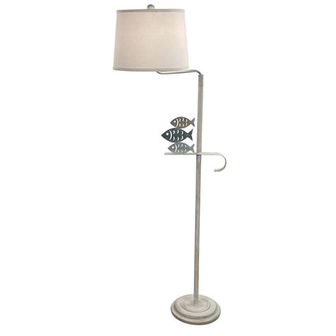 Oceanic Wave Fish Floor Lamp | Bella Coastal Decor
