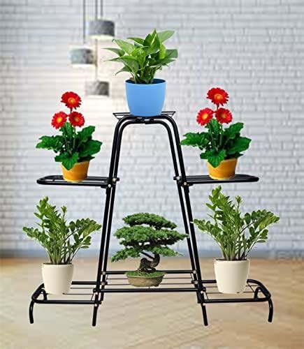 D&V ENGINEERING - Creative in innovation Metal Flower Pot Stand, Black ...