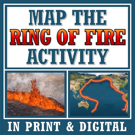Plate Tectonics Activity: Plot Earthquakes and Volcanoes in the Ring of ...