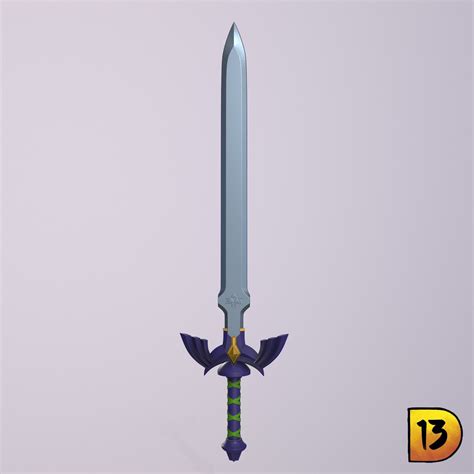 Link master sword BOTW 3D model 3D printable | CGTrader