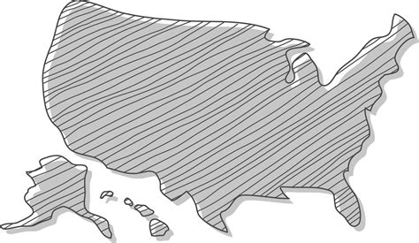 America Map Drawing 的图像结果