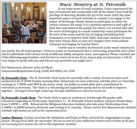 Home | St. Petronille Parish