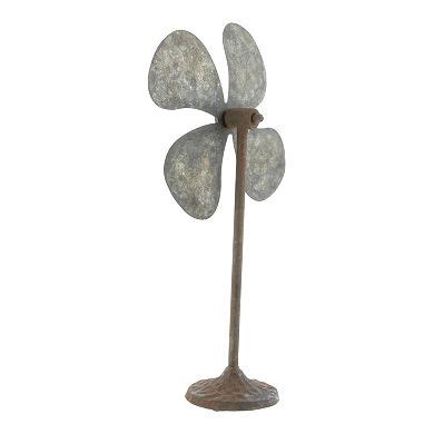 Stella & Eve Industrial Faux Propeller Sculpture Table Decor