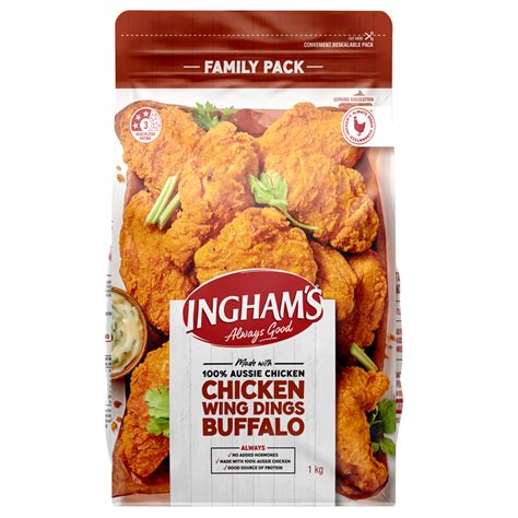 Buffalo Wing Dings with Cajun Rice - Ingham’s