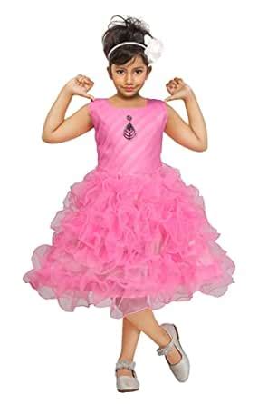 Buy Highlight Fashion Premium Baby Girls Net somia Dress-Pack of 1 (4-5 ...