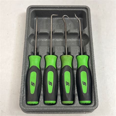 Snap On 4 pc Instinct Soft Grip Miniature Pick Set, SGASA204CG - Shop ...